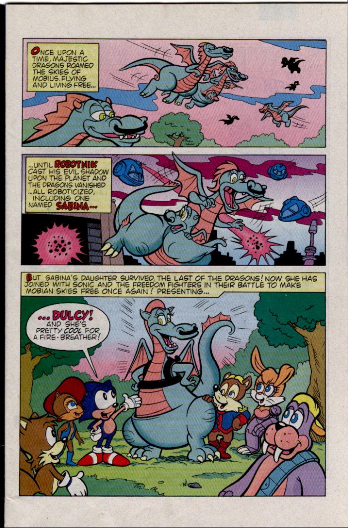 Sonic - Archie Adventure Series December 1995 Page 1